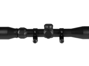 TruGlo TG-853940B Trushot  Black Anodized 3-9x40mm 1" Tube Duplex Reticle w/Rings