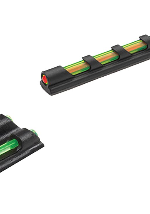 Truglo TG94D Gobble-Dot  Universal Shotgun Green/Red Fiber Optic Green Fiber Optic Black