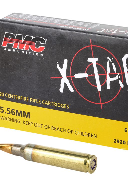 PMC 556K X-Tac  5.56x45mmNATO 62gr Light Armor Piercing 20 Per Box/50 Case