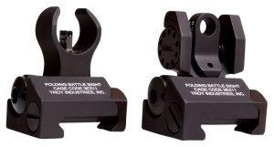 Troy Ind SSIGIARSMBT00 Micro BattleSight Set HK Front & Round Rear  Black