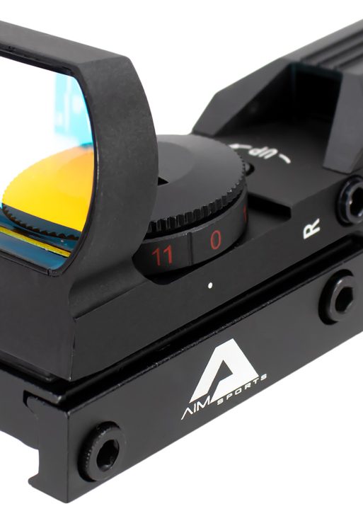 Aim Sports RT401 Reflex Sight Classic Edition Matte Black 1x34mm Red Multi Reticle