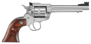 Ruger 8100 Single-Ten  22 LR 10rd 5.50" Satin Stainless Steel Barrel, Cylinder & Frame, Hardwood Gunfighter Grip, Transfer Bar Safety, Exposed Hammer