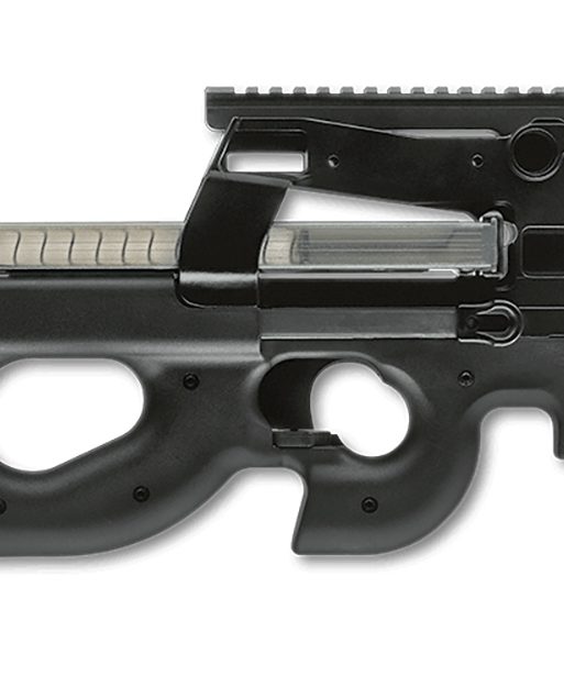 FN 3848950440 PS90  5.7x28mm 10+1 16" Black Ported Barrel, Black w/Picatinny Rail Aluminum Receiver, Matte Black Synthetic Bullpup w/Thumbhole Stock, Ambidextrous