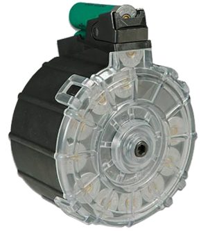 ProMag SAIA7 Standard  12rd Drum 12 Gauge Fits Saiga Black DuPont Zytel Polymer