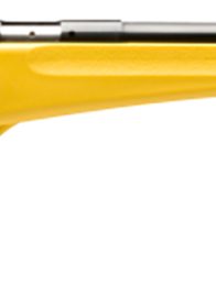 Savage Arms 13805 Rascal  Youth 22 LR 1rd 16.13" Matte Black Sporter Barrel, Matte Black Carbon Steel Receiver, Yellow Fixed Synthetic Stock, Right Hand