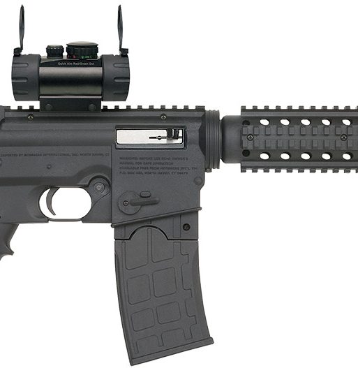 Mossberg 37232 715 Tactical Full Size 22 LR 10+1 16.25" Blued Steel Barrel, Black Picatinny Rail Receiver, Black A2 Adjustable Synthetic Stock, Black Polymer Grip, Red Dot 30mm, Right Hand