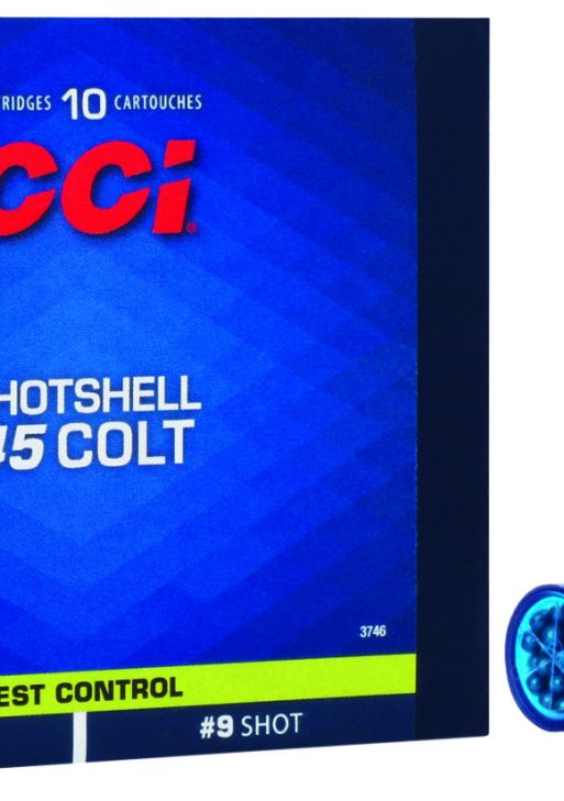 CCI 3746 Pest Control Shotshell 45Colt 150gr #9Shot 10 Per Box/20 Case