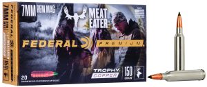 Federal P7RTC3 Premium  7mmRemMag 150gr Trophy Copper 20 Per Box/10 Case