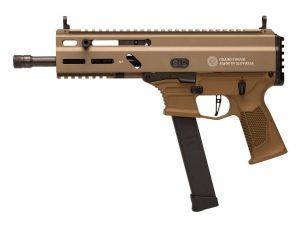 Grand Power Stribog SP9A3G Pistol - FDE | 9mm | 8" Threaded Barrel | 30rd | Utilizes Glock Style Mags