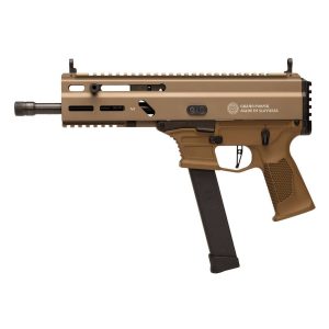 Grand Power Stribog SP9A3G Pistol - FDE | 9mm | 8" Threaded Barrel | 30rd | Utilizes Glock Style Mags