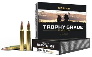 Nosler 60069 Trophy Grade  300WinMag 200gr Nosler Spitzer Partition 20 Per Box/10 Case