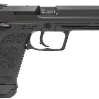 HK 81000363 USP Expert V1 9mm Luger 18+1, 5.19" Black Polygonal Rifled Barrel, Black Serrated Steel Slide, Black Polymer Frame, Black Polymer Grip Ambidextrous