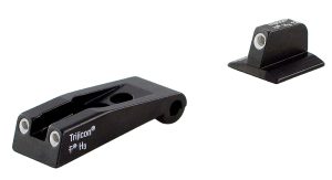 Trijicon 600590 Bright & Tough Night Sights  Green/Tritium White Outline Front Sight-Green/Tritium White Outline Rear Sight Ruger SR9/SR9C/SR40