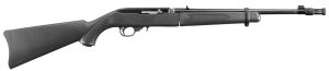 Ruger 11112 10/22 Takedown Full Size 22 LR 10+1 16.40" Satin Black Threaded Barrel, Satin Black Steel Receiver w/Integral Scope Mount, Black Synthetic Fixed Stock, Right Hand