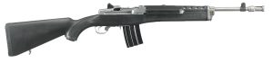 Ruger 5819 Mini-14 Tactical 223 Rem/5.56 NATO 20+1 16.10" Matte Stainless Threaded Barrel, Matte Stainless Steel Receiver w/Picatinny Rail, Black Synthetic Fixed Stock, Right Hand