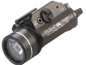 Streamlight 69260 TLR-1 HL Gun Light  Black Anodized 1,000 Lumens White LED