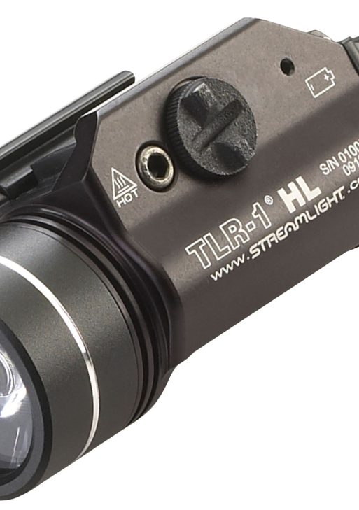 Streamlight 69260 TLR-1 HL Gun Light  Black Anodized 1,000 Lumens White LED