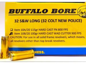 Buffalo Bore Ammunition 18D20 Buffalo-Barnes Strictly Business 500S&W Mag 375gr Barnes VOR-TX XPB Lead Free 20 Per Box/12 Case