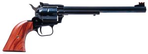 Heritage Mfg RR22MB9AS Rough Rider  22 LR/22 WMR 6 Shot, 9" Black Steel Barrel, Black Zinc Alloy Frame, Black Cylinder Cocobolo Grip, Hammer/Thumb Safety, Exposed Hammer