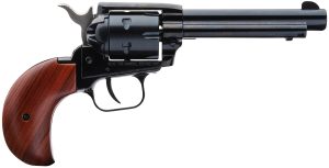 Heritage Mfg RR22MB4BH Rough Rider  22 LR/22 WMR 6 Shot, 4.75" Steel Black Barrel, Cylinder & Black Zinc Alloy Frame, Cocobolo Bird Head Grip, Hammer/Thumb Safety, Exposed Hammer