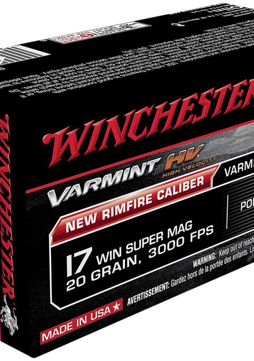 Winchester Ammo S17W20 Varmint HV  17WSM 20gr Polymer Tip 50 Per Box/10 Case