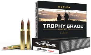 Nosler 48545 Trophy Grade  280Rem 140gr Nosler AccuBond 20 Per Box/10 Case