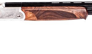 ATI ATIGKOF12SVE Cavalry SVE 12 Gauge 3" 2rd 28" Blued O/U Barrel, Silver Engraved Metal Finish, Oiled Turkish Walnut Stock, Ejector, 5 Chokes