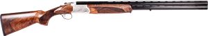 ATI ATIGKOF12SVE Cavalry SVE 12 Gauge 3" 2rd 28" Blued O/U Barrel, Silver Engraved Metal Finish, Oiled Turkish Walnut Stock, Ejector, 5 Chokes