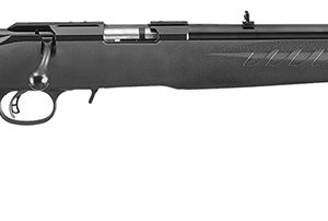 Ruger 8323 American Rimfire Compact Compact 22 WMR 9+1 18" Satin Blued Alloy Steel Barrel, Drilled & Tapped Receiver, Black Synthetic Adj LOP Stock, Right Hand