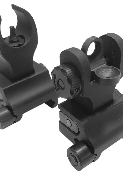 Samson FFSFRSPKG Sight Set  Black Anodized Folding HK Front, A2 Rear for AR-15