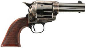 Taylors & Company 4201DE Runnin Iron Deluxe 45 Colt (LC) 6rd 3.50" Blued Cylinder & Barrel Color Case Hardened Steel Frame Checkered Walnut Grip (Taylor Tuned)