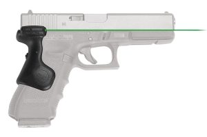 Crimson Trace 0167301 Lasergrips  Compatible w/ Glock Gen3/4/5 Full Size, Green Laser Black Polymer
