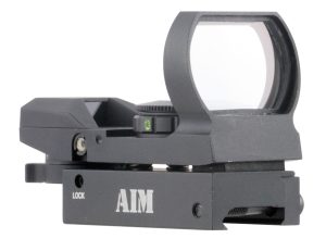 Aim Sports RT4WF1 Reflex Sight Warfare Edition Matte Black 1x 24mm x 34mm Red/Green Multi Reticle