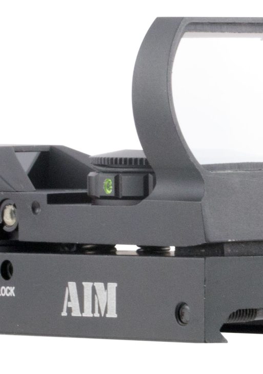 Aim Sports RT4WF1 Reflex Sight Warfare Edition Matte Black 1x 24mm x 34mm Red/Green Multi Reticle