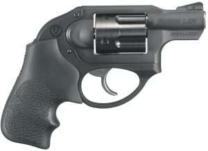 Ruger 5456 LCR  Small Frame 9mm Luger 5rd 1.87" Matte Black Steel Barrel, Black PVD Cylinder, Matte Black Stainless Steel Frame, Black Hogue Tamer Monogrip, Concealed Hammer