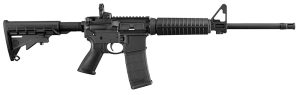 Ruger 8500 AR-556  5.56x45mm NATO 30+1 16.10" Threaded Medium Contour Barrel,  Hard Coat Anodized Finish, Glass-Filled Nylon Handguard, Collapsible 6 Position Stock, Magpul PMAG, Optic Ready