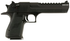 Magnum Research DE44IMB Desert Eagle Mark XIX 44 Rem Mag 6" with Muzzle Brake 8+1 Matte Black Carbon Steel Frame & Slide Black Rubber Grip