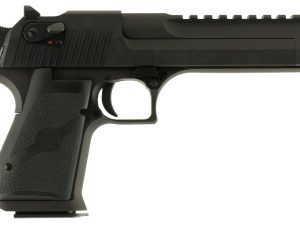 Magnum Research DE44IMB Desert Eagle Mark XIX 44 Rem Mag 6" with Muzzle Brake 8+1 Matte Black Carbon Steel Frame & Slide Black Rubber Grip