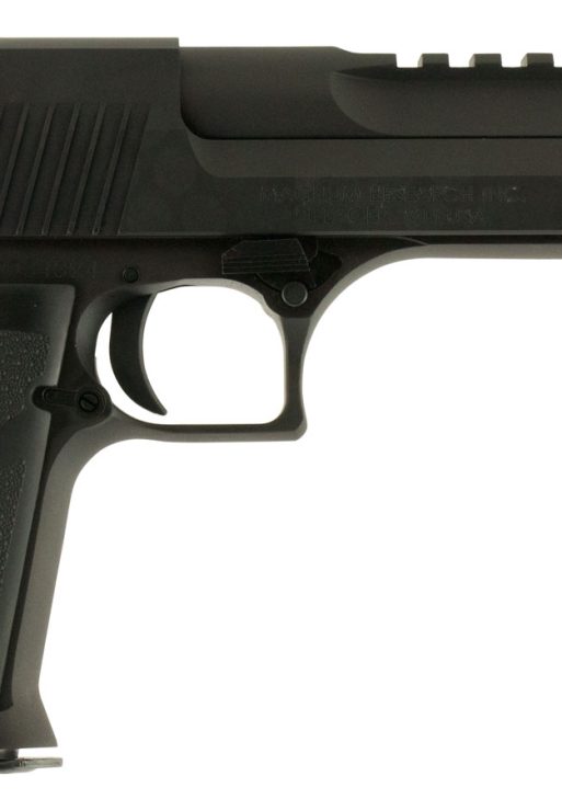 Magnum Research DE44IMB Desert Eagle Mark XIX 44 Rem Mag 6" with Muzzle Brake 8+1 Matte Black Carbon Steel Frame & Slide Black Rubber Grip