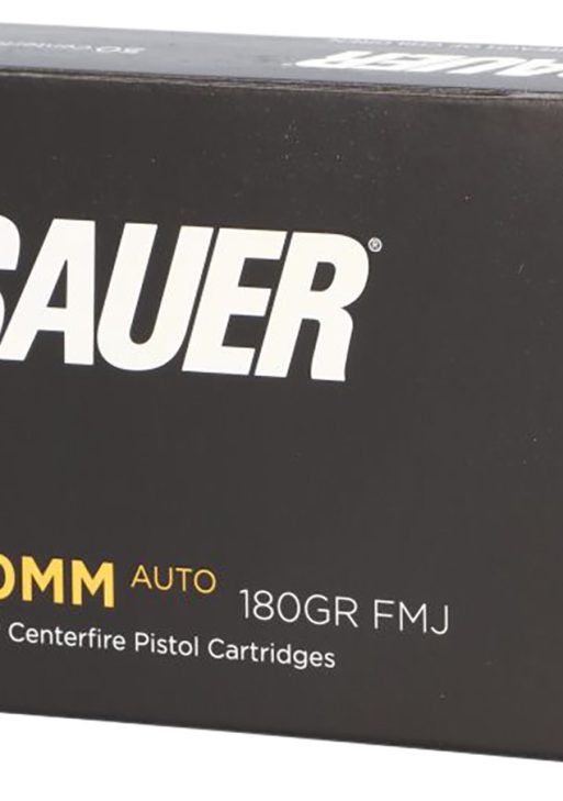 Sig Sauer E10MB150 Elite Ball  10mmAuto 180gr Full Metal Jacket 50 Per Box/20 Case