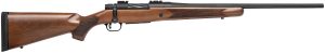 Mossberg 27835 Patriot  243 Win 5+1 22" Matte Blued Fluted Barrel, Drilled & Tapped Matte Blued Stainless Steel Receiver, Walnut Fixed Stock, Right Hand