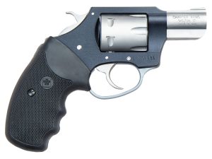 Charter Arms 52370 Pathfinder Lite Small 22 WMR, 8 Shot 2" Matte Stainless Steel Barrel & Cylinder, Aircraft Aluminum Frame w/Black Finger Grooved Rubber Grip, Exposed Hammer