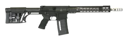ArmaLite AR103GN13 AR-10 Competition 308 Win 25+1 13.50" Barrel, Black Hard Coat Anodized Receiver,  Adjustable Luth-AR MBA-1 Stock, Optics Ready