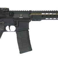 ArmaLite M15TAC16 M-15 Tactical 5.56x45mm NATO 30+1 16" Barrel, Black Hard Coat Anodized Receiver,  Adjustable Magpul STR Collapsible Stock, Magpul MBUS Front & Rear Sights, Flash Hider, Optics Ready