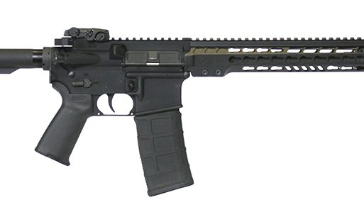 ArmaLite M15TAC16 M-15 Tactical 5.56x45mm NATO 30+1 16" Barrel, Black Hard Coat Anodized Receiver,  Adjustable Magpul STR Collapsible Stock, Magpul MBUS Front & Rear Sights, Flash Hider, Optics Ready