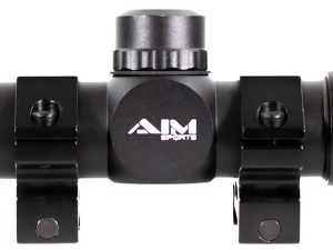 Aim Sports JTM432B Tactical Compact Black Anodized 4x 32mm 1" Tube Mil-Dot Reticle