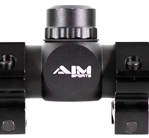 Aim Sports JTM432B Tactical Compact Black Anodized 4x 32mm 1" Tube Mil-Dot Reticle