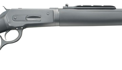 Taylors & Company 220091 1886 Ridge Runner Take Down 45-70 Gov Caliber with 4+1 Capacity, 18.50" Barrel, Blued Metal Finish & SoftTouch Black Synthetic Stock Right Hand (Full Size)