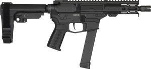 CMMG Banshee MkGs Pistol - Black | 9mm | 5" Barrel | 4" M-LOK Handguard | SBA3 Arm Brace