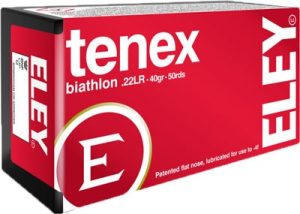 ELEY TENEX BIATHLON 22LR 40GR - FLAT NOSE 50RD 100BX/CS